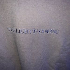 Ariana grande the light is coming crewneck